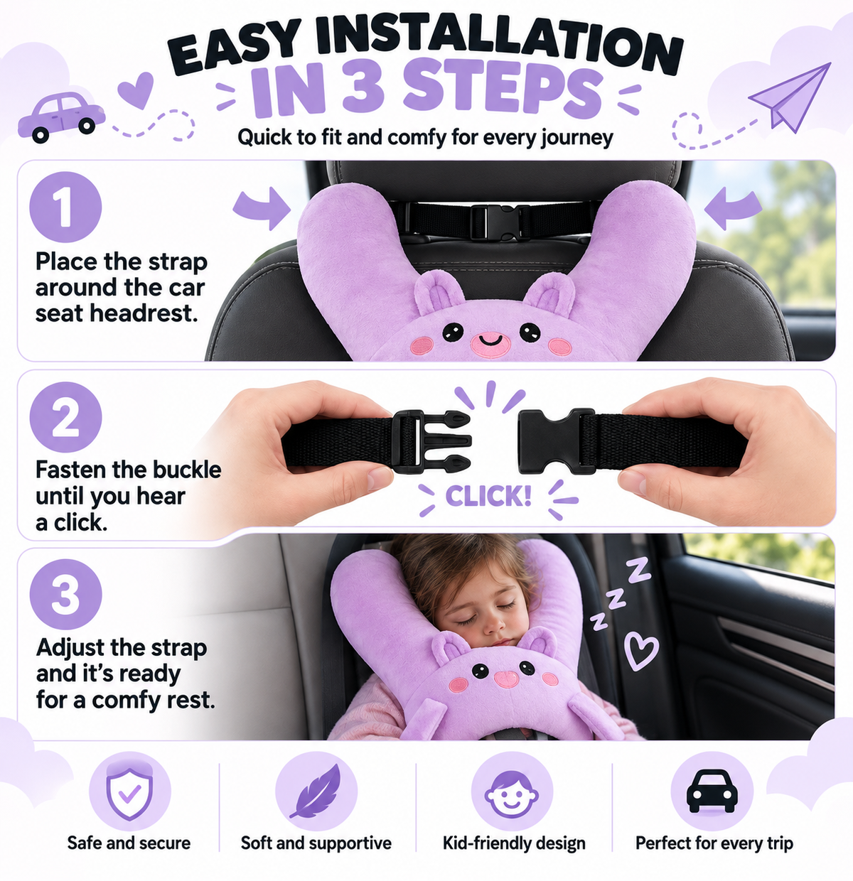 Kids Travel Pillow