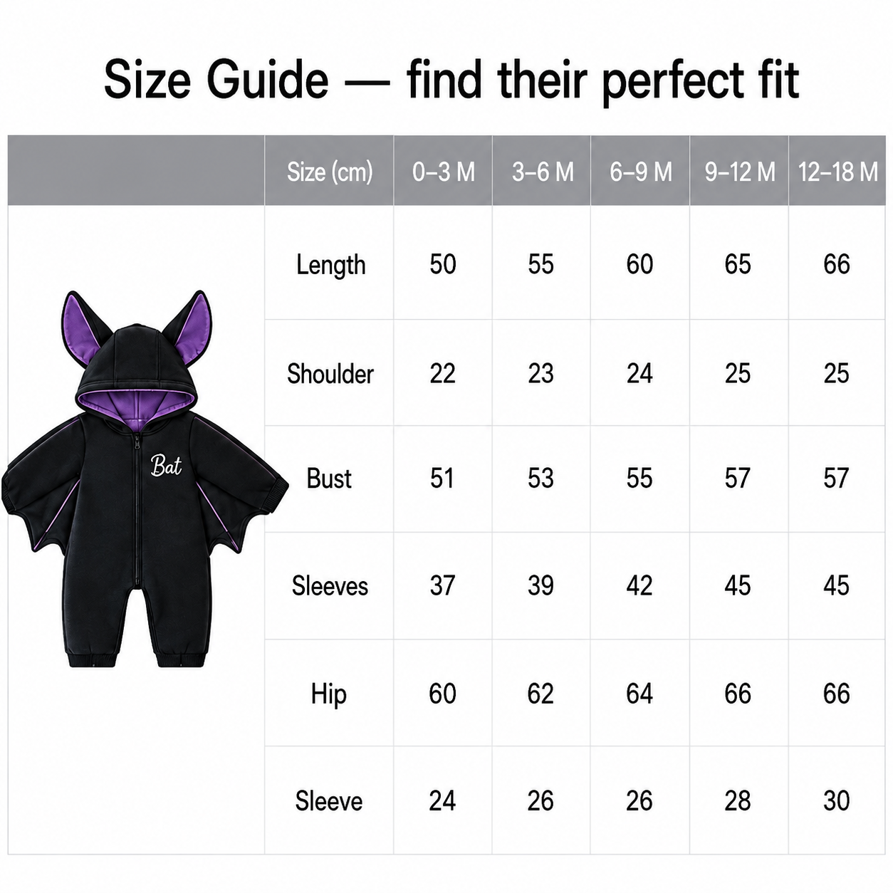 Baby Bat Halloween Costume